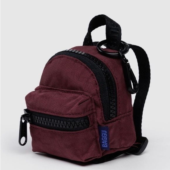 BAGGU Accessories - BAGGU Backpack Bag Charm In Mahogany